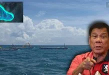 President Duterte revealed intel report, China may be building structures in Scarborough Shoal