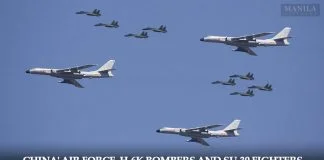 China sent a large fleet of fighter jets and bombers near Japan territory
