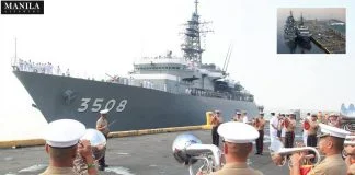 Japanese warships arrived in PH for a goodwill visit prior to President Duterte’s trip in Japan