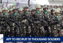 The Philippines to recruit additional 10,000 more soldiers for its armed forces