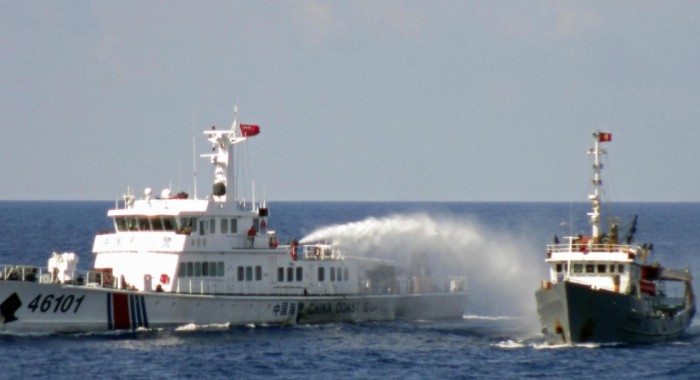 chinas coast guard with vietnam coast guard