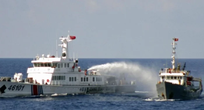 chinas coast guard with vietnam coast guard