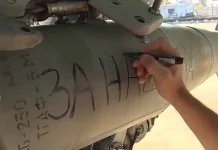 “For our people and for Paris” Russian air force writes on bombs destined for ISIS