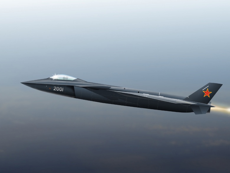 Beijing’s stealthy Chengdu J-20 fifth-generation combat aircraft, pictured above in an artist’s rendering. Image source: nationalinterest.org