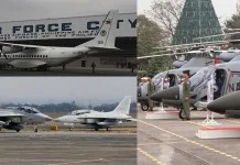 Formal turnover ceremony today for newly acquired military inventory