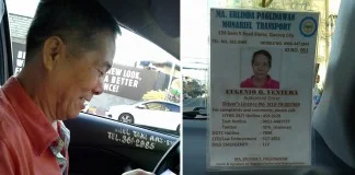 Taxi driver goes viral for good behavior