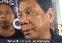 Duterte promised peace in just 3-6 months should he became president