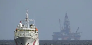 Chinese oil rig’s online notice removed from its website by China