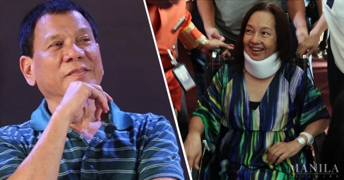 Duterte to release arroyo from detention