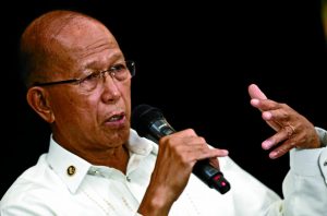 Defense Secretary Delfin Lorenzana